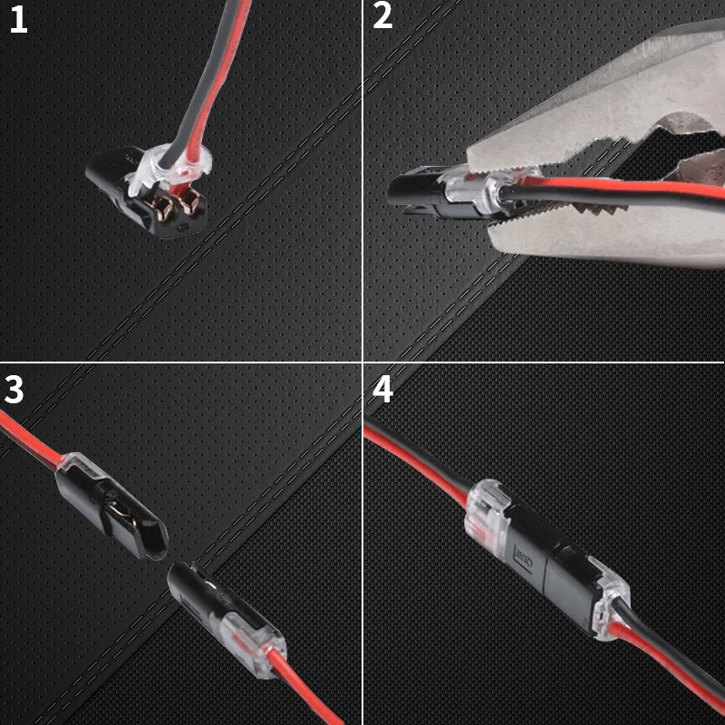 (đ„Last Day Promotion - 49% off)2024Double-wire Plug-in Connector With Locking Buckle(The more you buy, the more discounts you get)
