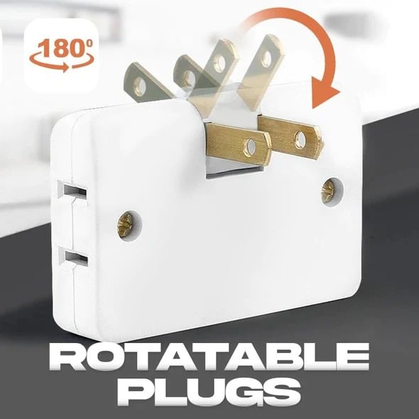 (🔥Last Day Promotion - 50% off)180 Degrees Rotatable Socket Converter