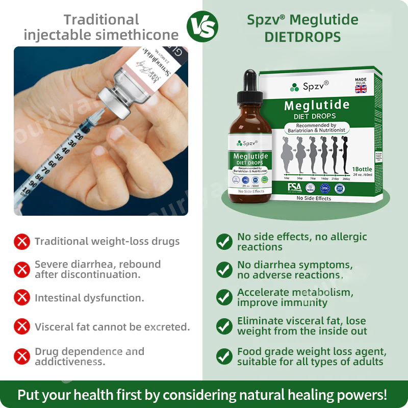 🍟🥔Spzv® Meglutide Diet Drops - Made & Shipped From the UK👩⚕️