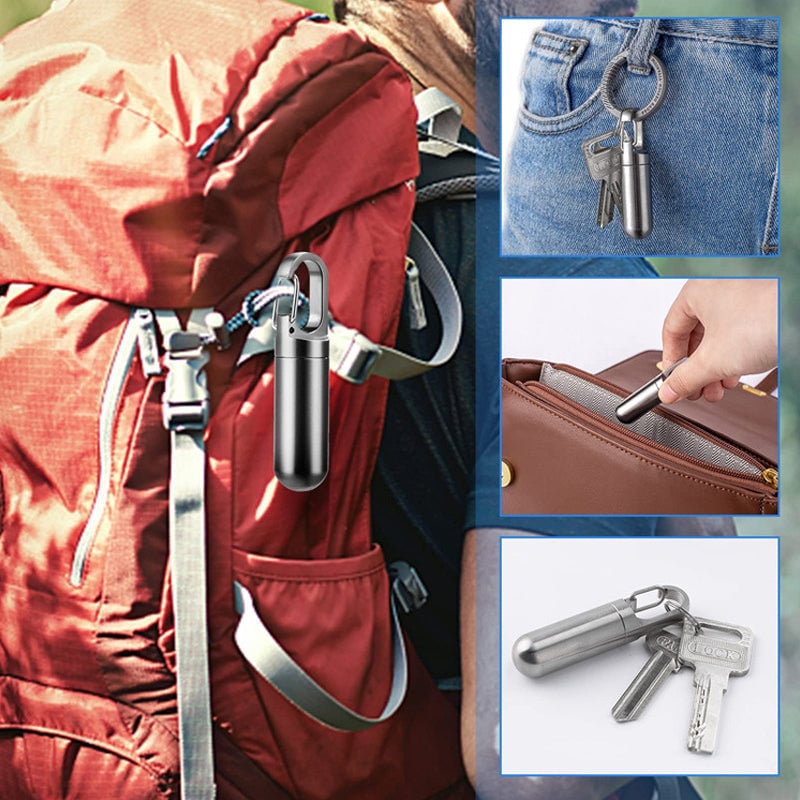 (🔥Last Day Promotion - 49% off)2024-Moisture-proof and Waterproof Stainless Steel Sealed Storage Bottle