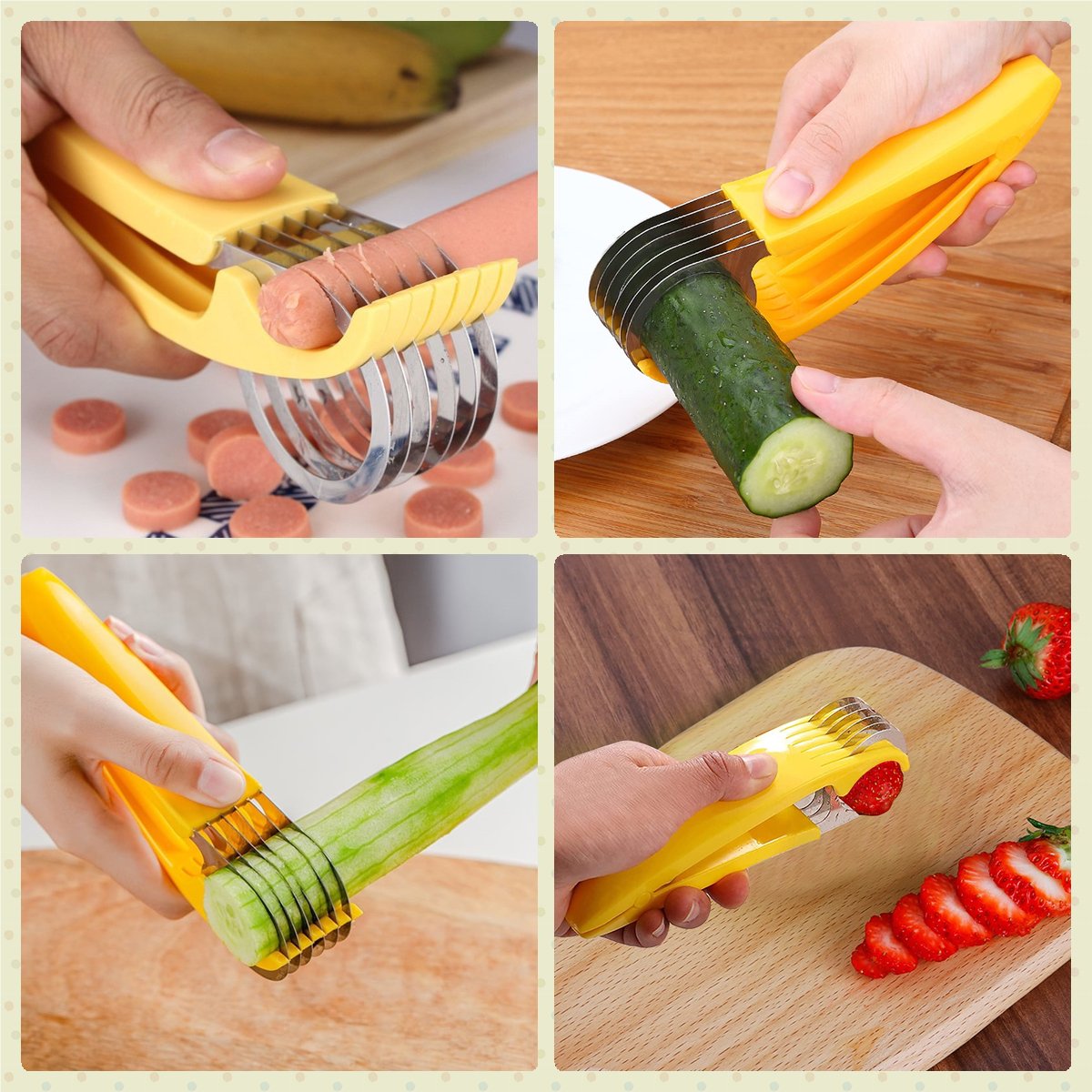 (🔥Last Day Promotion - 50% off) 🍌🍌 Food Manual Slicer