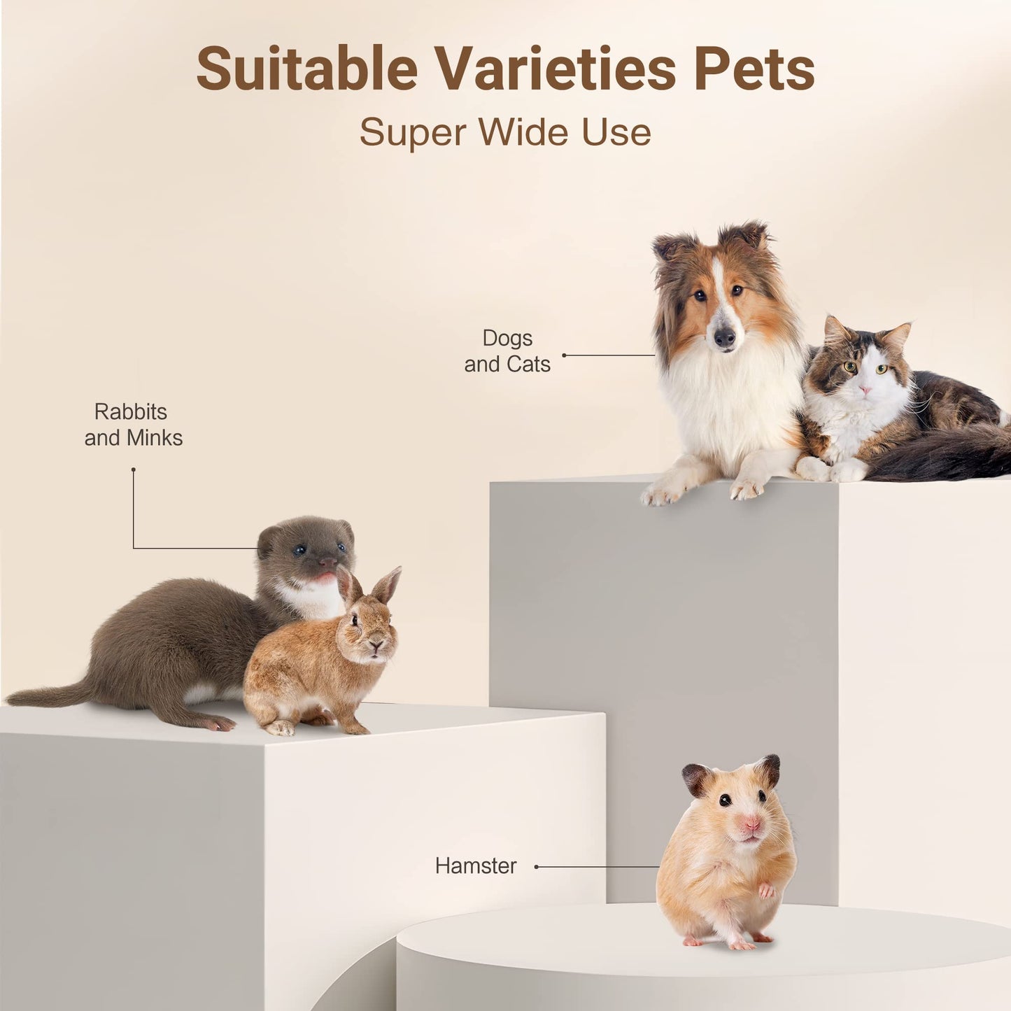 (🔥Last Day Promotion - 49% off)2024-Ultimate Pet Grooming Kit 🐶 4-in-1 Electric Clippers with 4 Interchangeable Blades