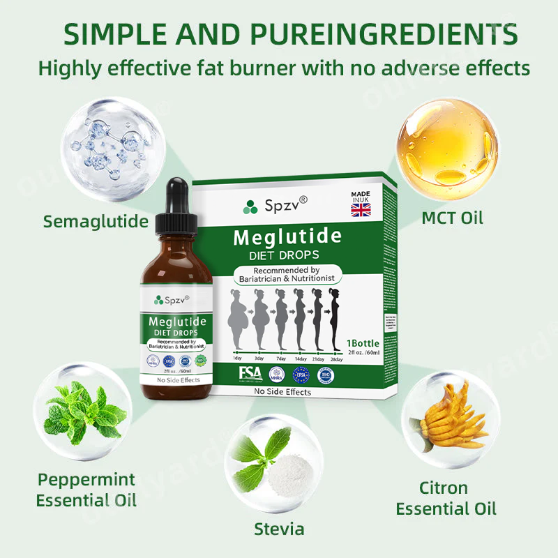 🍟🥔Spzv® Meglutide Diet Drops - Made & Shipped From the UK👩⚕️
