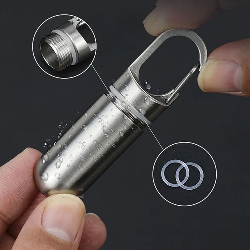 (🔥Last Day Promotion - 49% off)2024-Moisture-proof and Waterproof Stainless Steel Sealed Storage Bottle