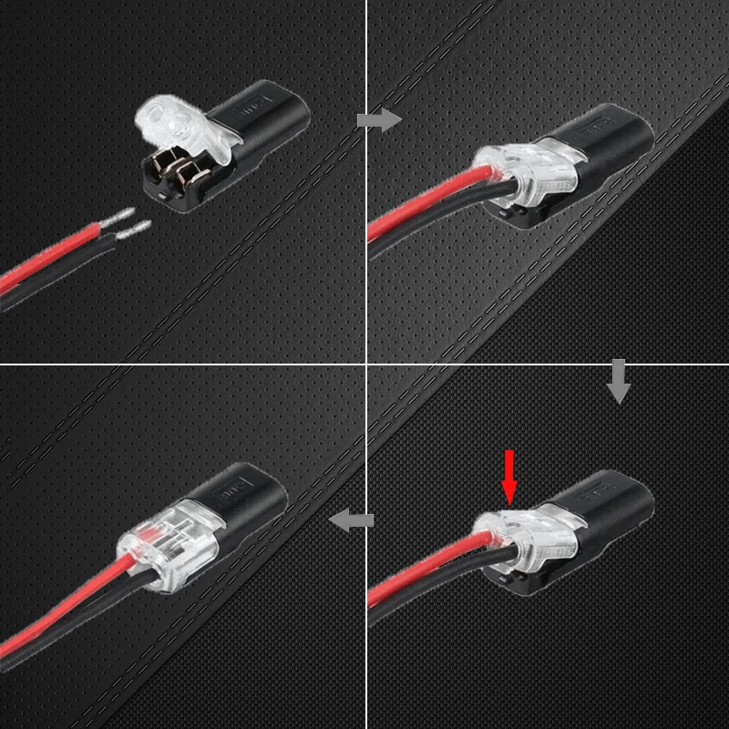 (đ„Last Day Promotion - 49% off)2024Double-wire Plug-in Connector With Locking Buckle(The more you buy, the more discounts you get)