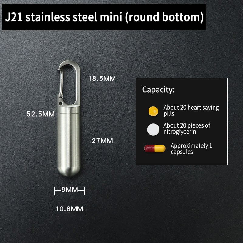 (🔥Last Day Promotion - 49% off)2024-Moisture-proof and Waterproof Stainless Steel Sealed Storage Bottle