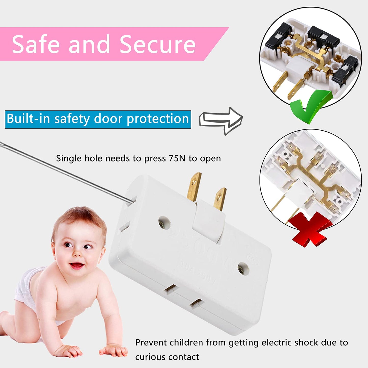 (🔥Last Day Promotion - 50% off)180 Degrees Rotatable Socket Converter
