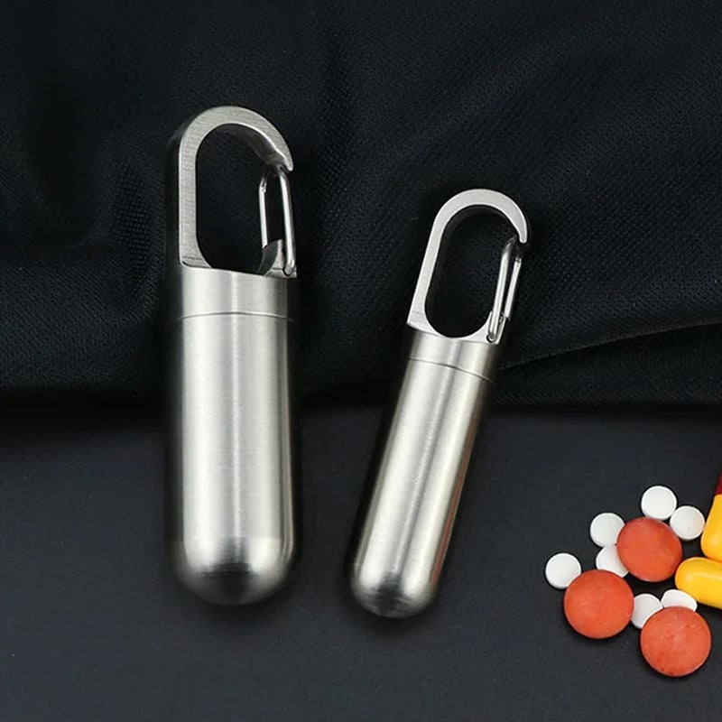 (🔥Last Day Promotion - 49% off)2024-Moisture-proof and Waterproof Stainless Steel Sealed Storage Bottle
