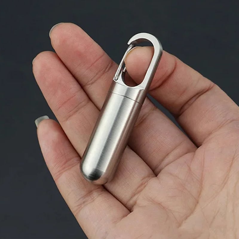 (🔥Last Day Promotion - 49% off)2024-Moisture-proof and Waterproof Stainless Steel Sealed Storage Bottle