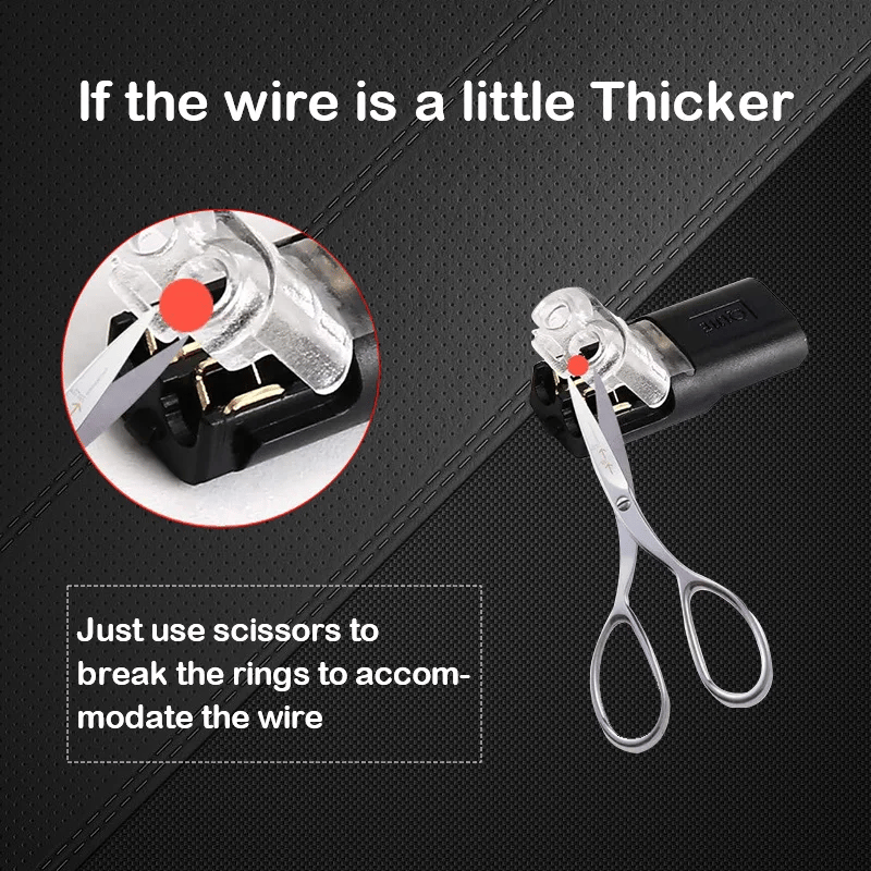 (đ„Last Day Promotion - 49% off)2024Double-wire Plug-in Connector With Locking Buckle(The more you buy, the more discounts you get)