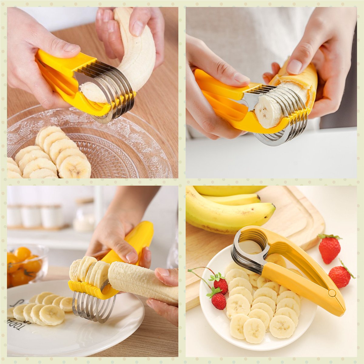 (🔥Last Day Promotion - 50% off) 🍌🍌 Food Manual Slicer