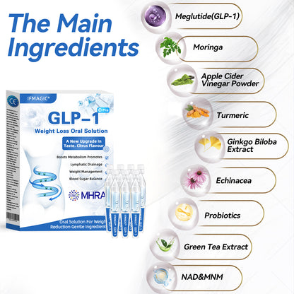 𝐈𝐅𝐌𝐀𝐆𝐈𝐂® 𝐆𝐋𝐏-𝟏 𝐏𝐫𝐨 𝐖𝐞𝐢𝐠𝐡𝐭 𝐋𝐨𝐬𝐬 𝐎𝐫𝐚𝐥 𝐒𝐨𝐥𝐮𝐭𝐢𝐨𝐧 Visible results in 7 days, no side effects, suitable for all age groups 🌹🌹